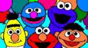 The whole Sesame Street gang!