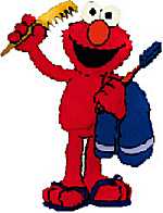 dress up elmo!