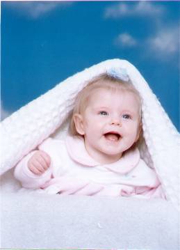 If you look cloesly you can even see my first two teeth!